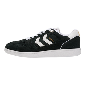 Hummel HB Team Suede Indoor Schuhe Sneaker schwarz/wei� 212976-2001