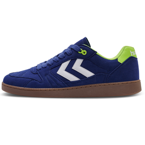 Hummel Liga GK Rpet Suede Indoor Schuhe Sneaker blau/wei�/gr�n 216798-7015
