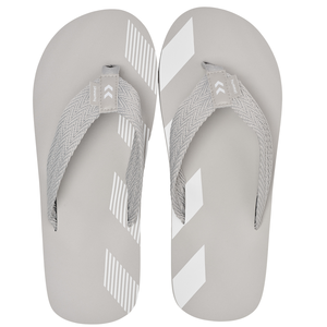 Hummel Chevron Sport Zehentrenner Badeschuhe Badelatschen grau/wei 218748-2509