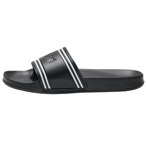 Hummel Pool Slide Retro Badeschuhe Badelatsche Badeschlappen schwarz/wei 214760-2001
