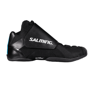 Salming Slide 5 Indoor Floorball Unihockey Torwartschuhe Hallenschuhe Sportschuhe schwarz/blau 1233086-0101 Aktuelle Kollektion 2023