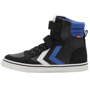 Hummel Slimmer Stadil High Jr Sneaker Schuhe schwarz/blau/wei 215385-2001