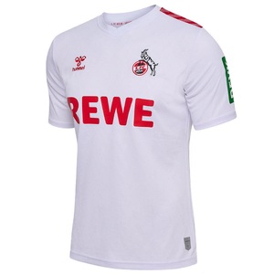 Hummel 1. FC Kln 2023/24 Home Fussball Jersey Trikot Heimtrikot Shirt S/S wei/rot 221153-9402