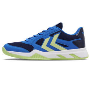 Hummel Teiwaz V Indoor Hallenschuhe Handballschuhe Sportschuhe blau/gr�n/wei� 226291-7002