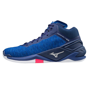 Mizuno Wave Stealth Neo Mid Indoor Handball Volleyball Hallenschuhe Sportschuhe blau/wei X1GA200520