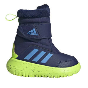 Adidas Winterplay Kinder Winterstiefel Kinderstiefel Boots Stiefel Klett blau/grn IF1713