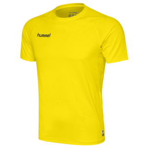 Hummel First Performance Jersey S/S T-Shirt Funktionsshirt Kompressionsshirt gelb 204500-5269