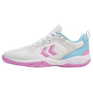 Hummel Speed Court Sportschuhe Hallenschuhe wei�/pink/blau 228236-3580