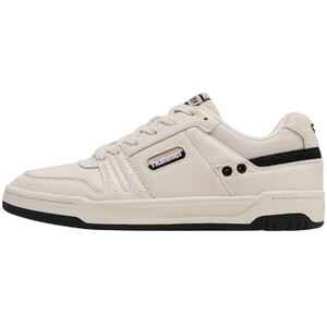 Hummel Stockholm LX-E Sneaker Leder Schuhe beige/schwarz 225935-9289