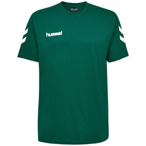 Hummel HMLGO Cotton T-Shirt S/S Herren Baumwolle gr�n/wei� 203566-6140