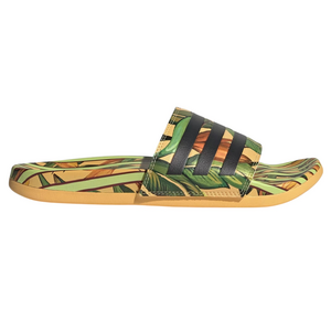Adidas X Farm Rio Adilette Comfort Slide Badelatschen Badeschlappen Sandale grn/gelb/orange/schwarz JI2263