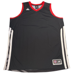 Adidas FC Bayern M�nchen Basketball Ausweich Trikot Jersey 2012-2013 schwarz/rot/grau RARIT�T 093037