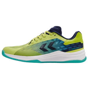 Hummel HB TopFlight Pro Indoor Hallenschuhe Sportschuhe Handballschuhe gr�n/blau/weiss 230728-5031