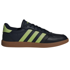 Adidas Breaknet Sleek Classic Indoor Sneaker Sportschuhe dunkelblau/gelb JQ8265