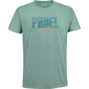 Babolat Padel Cotton Tee Herren T-Shirt gr�n 6MS24441-8011