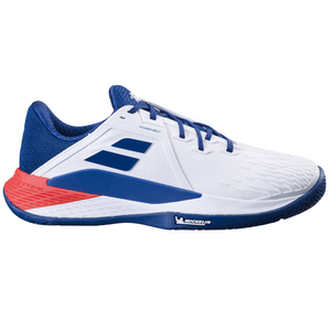 Babolat Propulse Fury 3 AC All Court Tennisschuhe Sportschuhe wei�/blau/rot 30S24208-1005