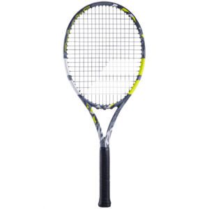 Babolat Evo Aero Tennisschl�ger Tennis Racket Strung besaitet grau/gelb/wei� 102516-100 