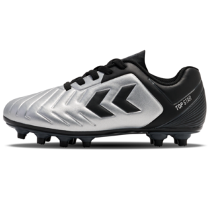 Hummel Top Star FG LC 2.0 JR Kinder Fu�ballschuhe Kickschuhe silber/schwarz 234862-2250