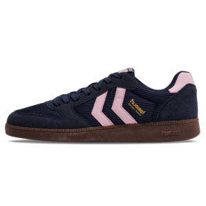 Hummel Handball Perfekt MS Schuhe Sneaker dunkelblau/rosa/braun 234690-7922