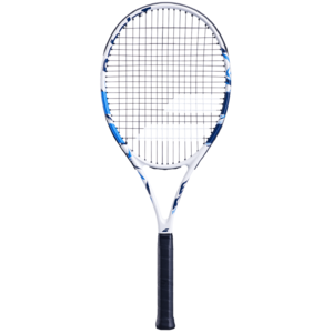 Babolat Evoke Team Tennisschl�ger Tennis Racket Strung besaitet wei�/blau 121245-100