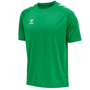 Hummel hmlCore XK Core Poly Herren T-Shirt Sportshirt Herrenshirt S/S gr�n/wei� 211943-6235