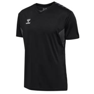 Hummel hmlAuthentic PL Poly Herren Jersey Trikot T-Shirt Sportshirt Herrenshirt S/S schwarz/wei� 219964-2001