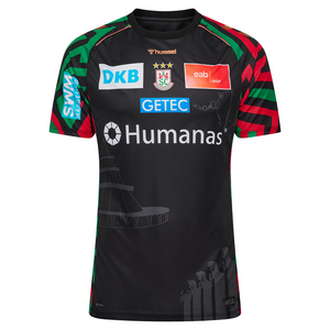 Hummel SCM SC Magdeburg Champions League Int. 2026/27 Home Handball Jersey Trikot Heimtrikot Shirt S/S schwarz/gr�n/rot/gold 238218-2001