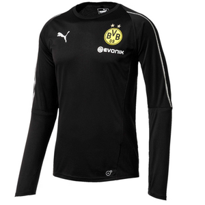 Puma BVB Borussia Dortmund LTD Kinder Longsleeve Training Jersey Trikot Shirt JR langarm schwarz 753362-02