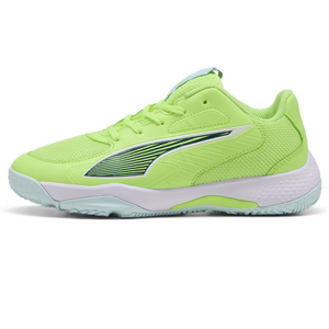 Puma Accelerate 4 JR Indoor Handball Hallenschuhe Sportschuhe neon/weiss 108443-01