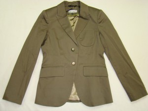 Gallina Colori by Lybwylson eleganter Blazer lang Jacke Damenblazer Damenjacke olivgr�n