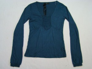 Rifle Langarmshirt blau Longsleeve