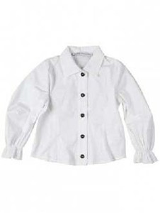 Patrizia Pepe Bluse Kinderbluse M�dchenbluse wei�