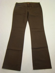 NFY 286 Bootcut Damen Jeans Hose Jeanshose Damenjeans Damenhose braun