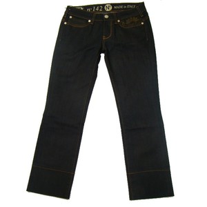 NFY 142 7/8 Damen Jeans Caprijeans Damenjeans Damenhose Jeanshose Jeanshose dunkelblau 