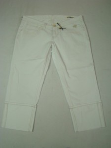 Meltin`Pot Miriam Caprihose weiss Damenjeans Designerjeans