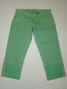 Meltin`Pot Miriam Caprihose gr�n Damenjeans Designerjeans