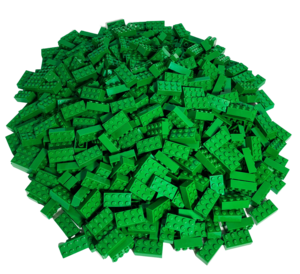 LEGO 2x4 Steine Hochsteine Grn - 3001 NEU! Menge 50x