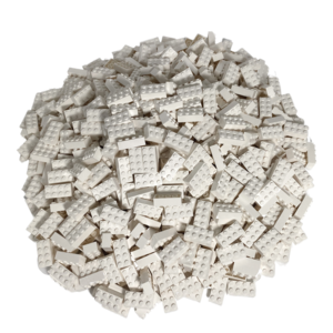 LEGO 2x4 Steine Hochsteine Wei - 3001 NEU! Menge 50x