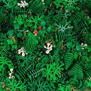 LEGO Grnzeug Pflanzen Bltter Gemischt NEU! Menge 250x