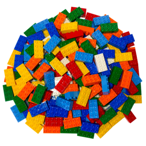 LEGO DUPLO 2x4 Steine Bausteine Grundbausteine Bunt Gemischt - 3011 NEU! Menge 25x