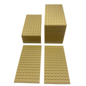 LEGO 8x16 Platten Bauplatten Hellbeige - 92438 NEU! Menge 5x