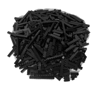 LEGO Steine Hochsteine Schwarz 1-reihig NEU! Menge 50x