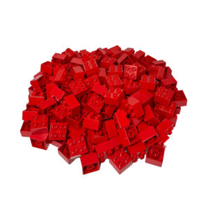 LEGO DUPLO 2x2 Steine Bausteine Grundbausteine Rot - 3437 NEU! Menge 10x