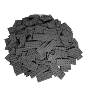 LEGO 4x8 Platten Bauplatten Dunkelgrau Beidseitig bebaubar - 3035 NEU! Menge 10x