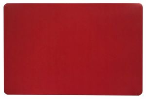 Schreibtischunterlage gross einfarbig rot 40 x 60 cm uni abwischbar