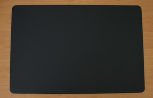 Schreibtischunterlage schwarz gro 40 x 60 cm abwischbar