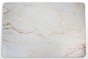 Schreibtischunterlage Marmor marmoriert beige 40 x 60 cm abwischbar 