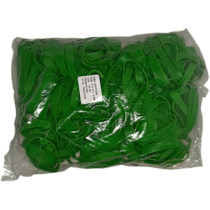 1 Kg Gummiringe Gummib�nder gr�n 50 mm � 1,5 x 10 mm breit