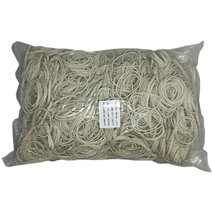 1 Kg Gummiringe Gummibnder wei 40 mm  1,5 x 3 mm breit