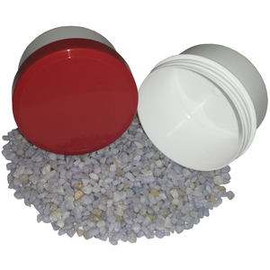 1 Salbendose Homopathie Cremdose 50 g 60 ml Flach Deckel rot